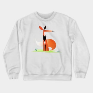 Polygonal Fox Crewneck Sweatshirt